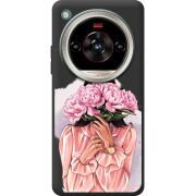 Прозорий чохол BoxFace Nubia Focus 2 Ultra Девушка с Пионами