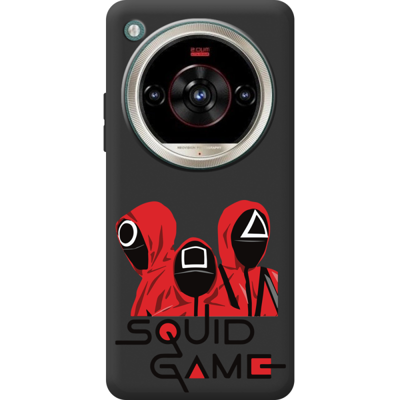 Прозорий чохол BoxFace Nubia Focus 2 Ultra siquid game люди в красном