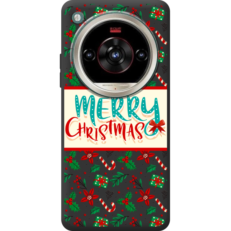 Прозорий чохол BoxFace Nubia Focus 2 Ultra Vintage Christmas Pattern