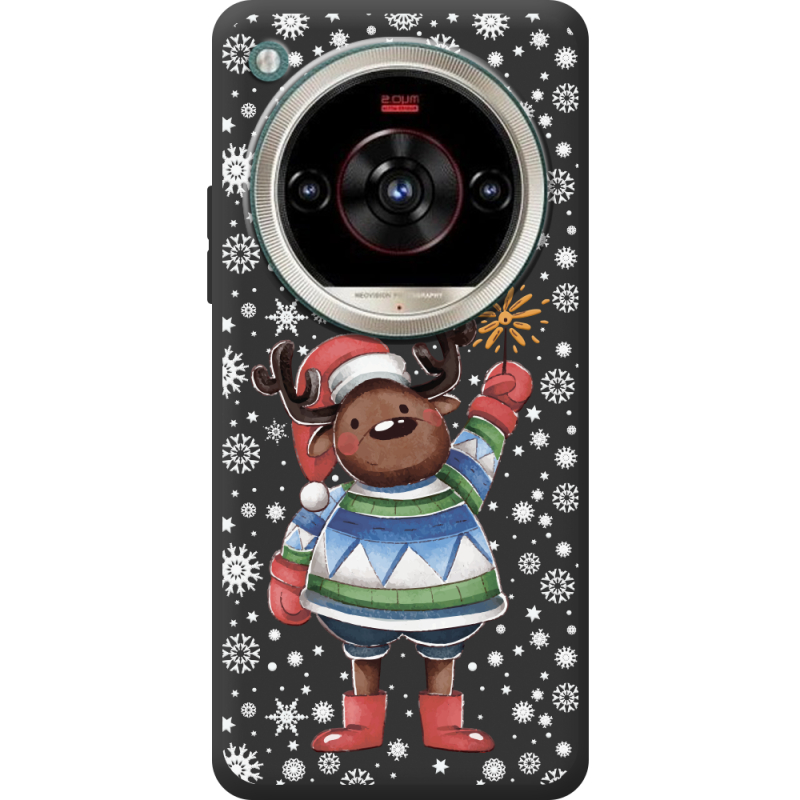 Прозорий чохол BoxFace Nubia Focus 2 Ultra Christmas Deer with Snow