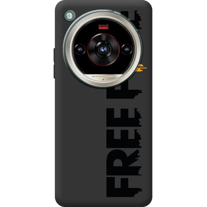 Прозорий чохол BoxFace Nubia Focus 2 Ultra Free Fire Black Logo