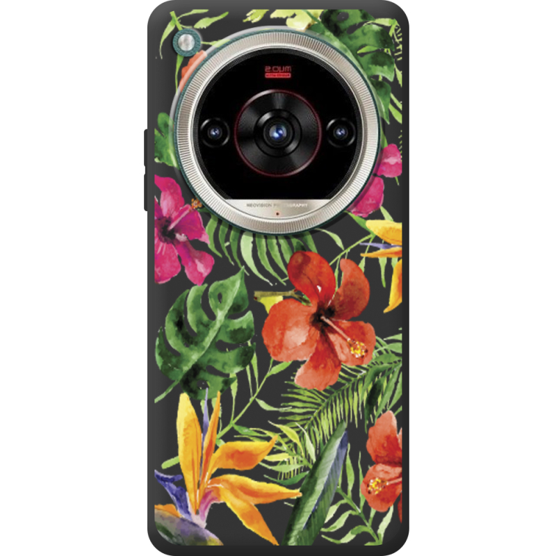 Прозорий чохол BoxFace Nubia Focus 2 Ultra Tropical Flowers
