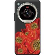 Прозорий чохол BoxFace Nubia Focus 2 Ultra Red Poppies