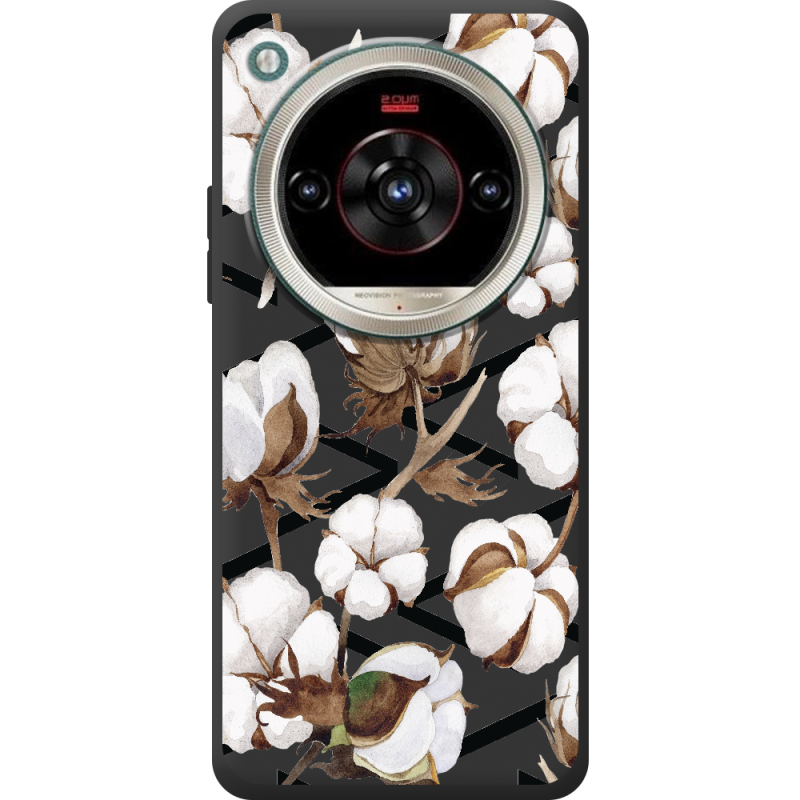 Прозорий чохол BoxFace Nubia Focus 2 Ultra Cotton flowers