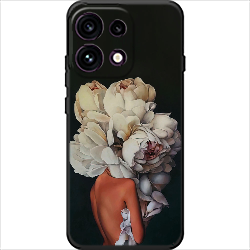 Чохол BoxFace OPPO Reno 16 Pro Exquisite White Flowers