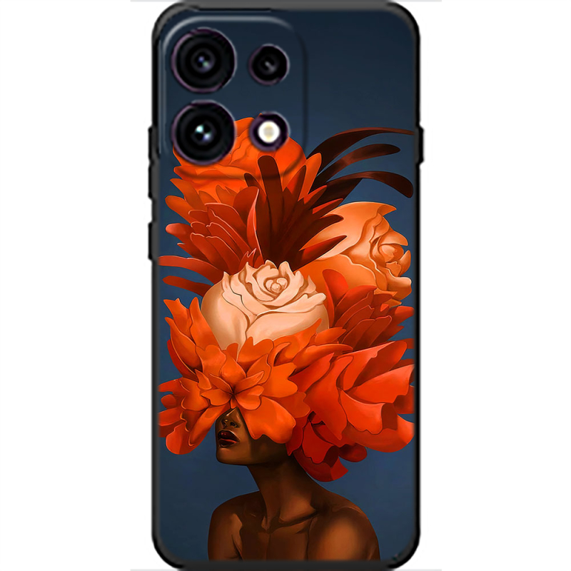 Чохол BoxFace OPPO Reno 16 Pro Exquisite Orange Flowers