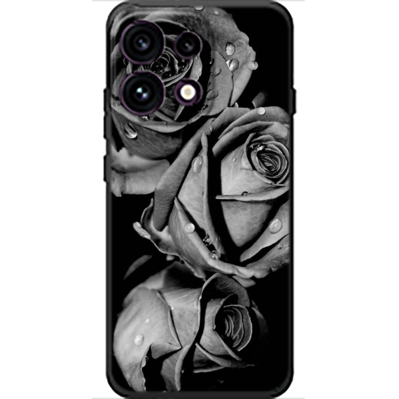 Чохол BoxFace OPPO Reno 16 Pro Black and White Roses