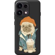 Прозорий чохол BoxFace OPPO Reno 16 Pro Dog Coffeeman