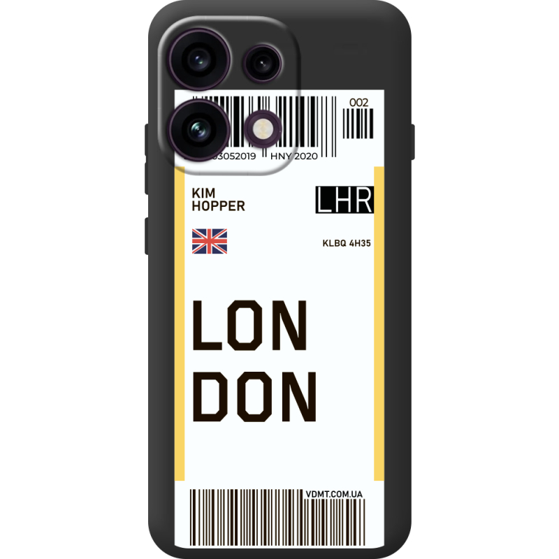 Прозорий чохол BoxFace OPPO Reno 16 Pro Ticket London