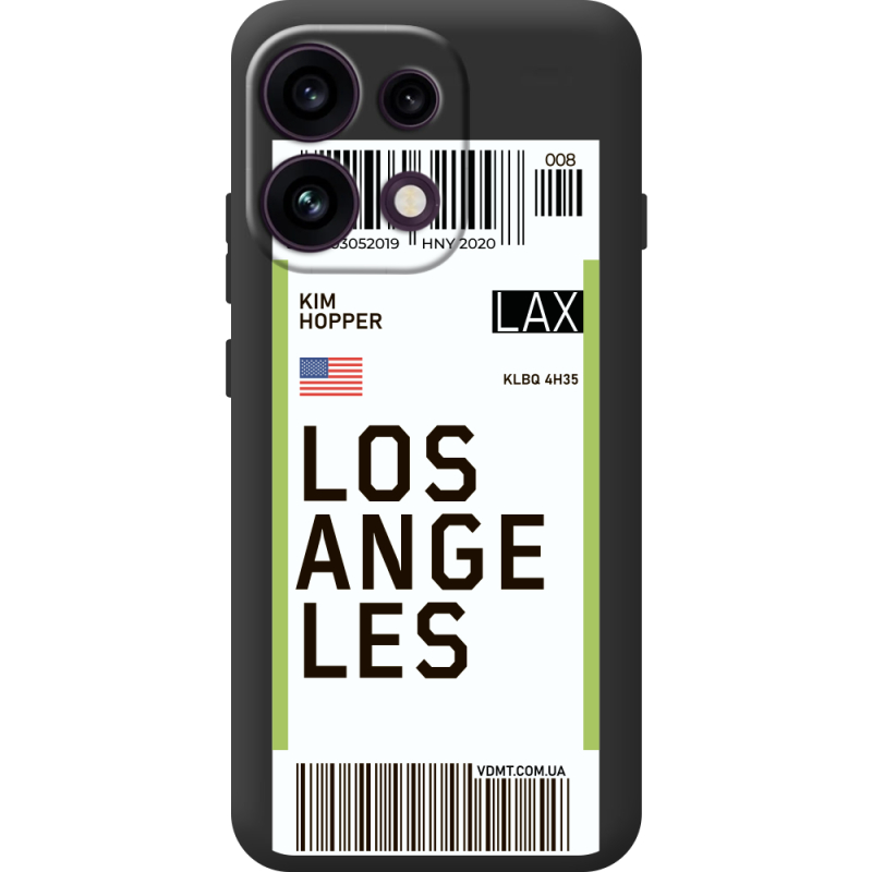Прозорий чохол BoxFace OPPO Reno 16 Pro Ticket Los Angeles