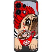 Прозорий чохол BoxFace OPPO Reno 16 Pro Winter Puggy