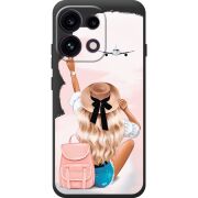 Прозорий чохол BoxFace OPPO Reno 16 Pro Travel Girl