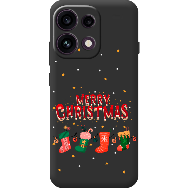 Прозорий чохол BoxFace OPPO Reno 16 Pro Merry Christmas