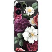 Прозорий чохол BoxFace OPPO Reno 16 Pro Floral Dark Dreams