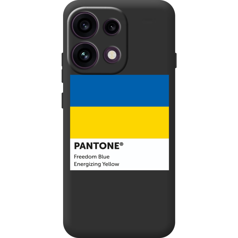 Прозорий чохол BoxFace OPPO Reno 16 Pro Pantone вільний синій