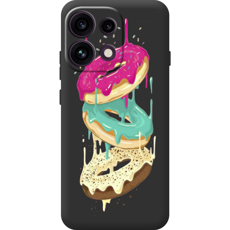 Прозорий чохол BoxFace OPPO Reno 16 Pro Donuts
