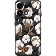 Прозорий чохол BoxFace OPPO Reno 16 Pro Cotton flowers