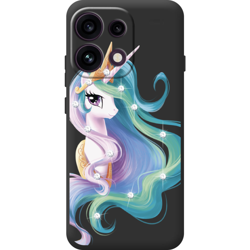 Чохол зі стразами OPPO Reno 16 Pro Unicorn Queen