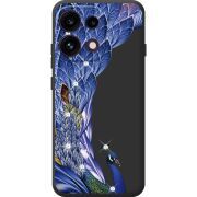 Чохол зі стразами OPPO Reno 16 Pro Peafowl