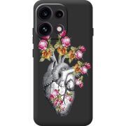 Чохол зі стразами OPPO Reno 16 Pro Heart