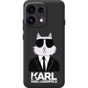 Чорний чохол BoxFace OPPO Reno 16 Pro Cat in Black