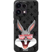 Чорний чохол BoxFace OPPO Reno 16 Pro looney bunny