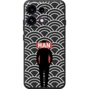 Чорний чохол BoxFace OPPO Reno 16 Pro Man Pattern