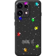 Чорний чохол BoxFace OPPO Reno 16 Pro Among Us Invisible