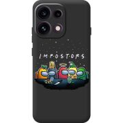 Чорний чохол BoxFace OPPO Reno 16 Pro Among Us Impostors