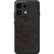 Чорний чохол BoxFace OPPO Reno 16 Pro Chinese Dragon