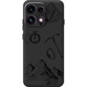 Чорний чохол BoxFace OPPO Reno 16 Pro Mountains