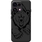 Чорний чохол BoxFace OPPO Reno 16 Pro Grizzly Bear