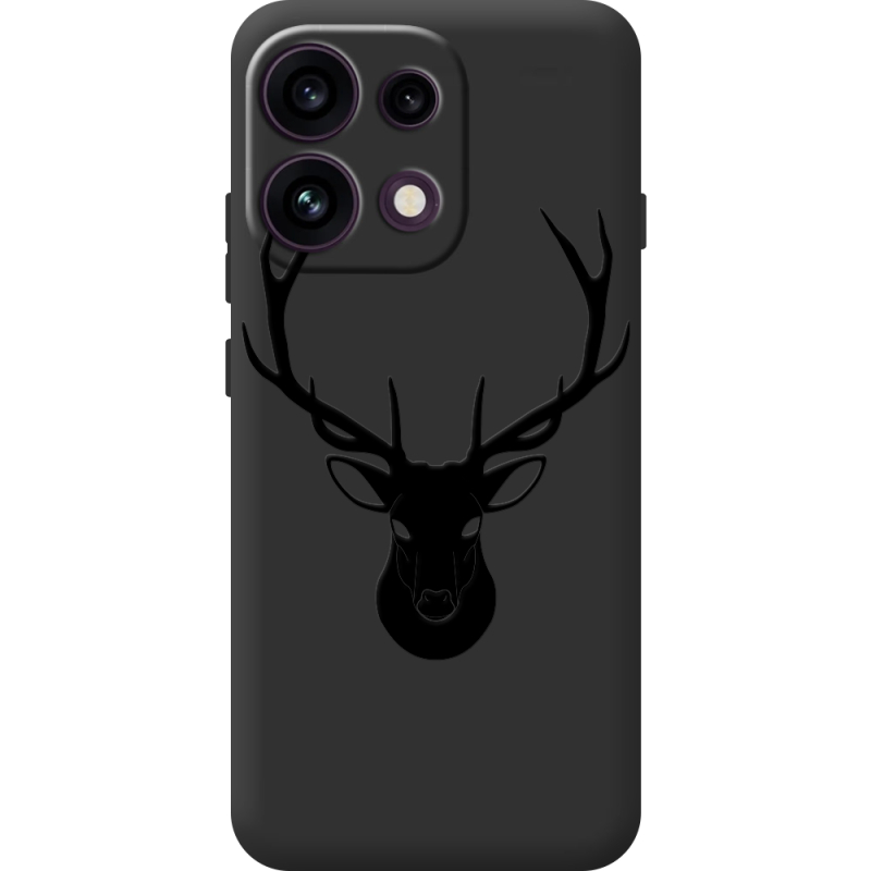 Чорний чохол BoxFace OPPO Reno 16 Pro Deer