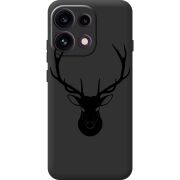 Чорний чохол BoxFace OPPO Reno 16 Pro Deer