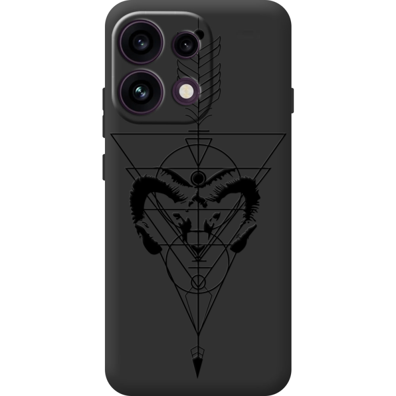 Чорний чохол BoxFace OPPO Reno 16 Pro 