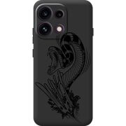 Чорний чохол BoxFace OPPO Reno 16 Pro Snake