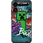 Чохол BoxFace OPPO Reno 16F Minecraft Graffiti