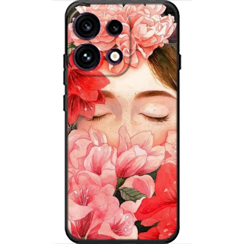 Чохол BoxFace OPPO Reno 16F Girl in Flowers