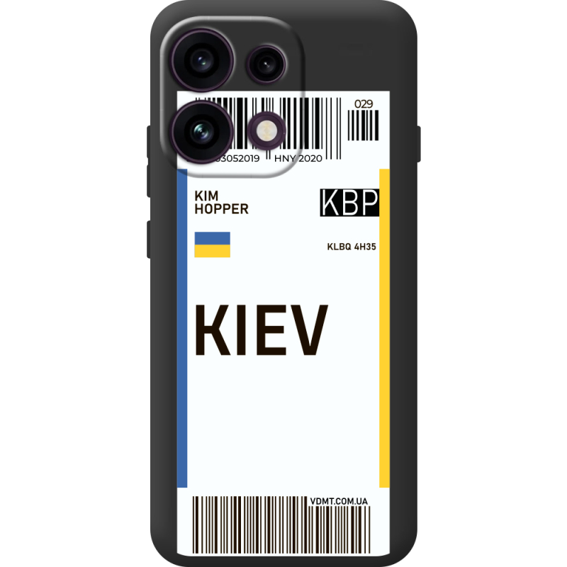 Прозорий чохол BoxFace OPPO Reno 16F Ticket Kiev