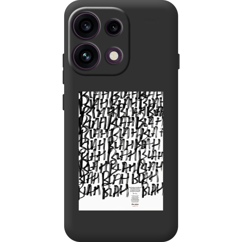 Прозорий чохол BoxFace OPPO Reno 16F Blah Blah