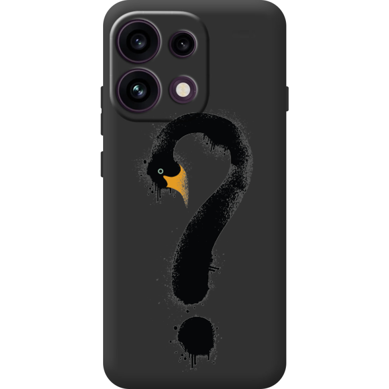 Прозорий чохол BoxFace OPPO Reno 16F Swan question