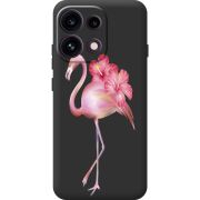Прозорий чохол BoxFace OPPO Reno 16F Floral Flamingo