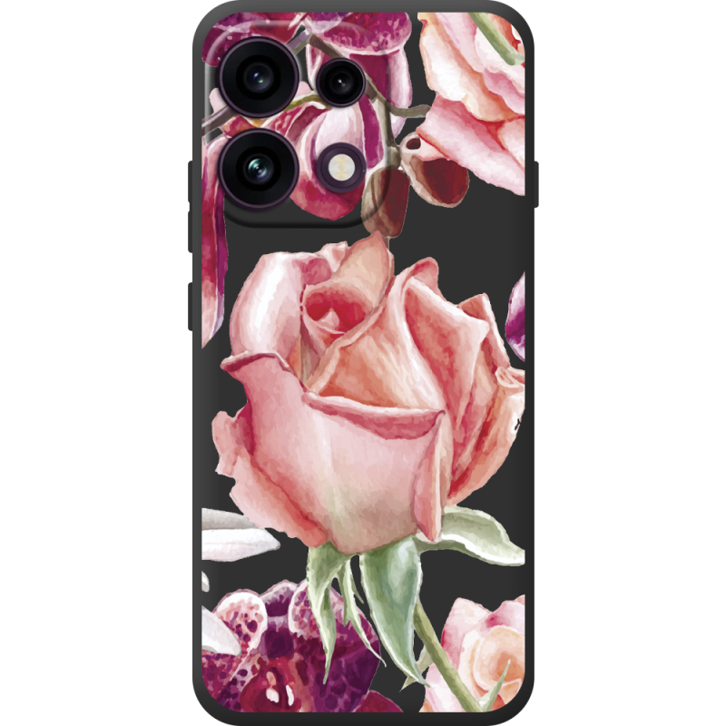 Прозорий чохол BoxFace OPPO Reno 16F Rose