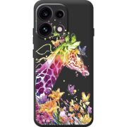 Прозорий чохол BoxFace OPPO Reno 16F Colorful Giraffe