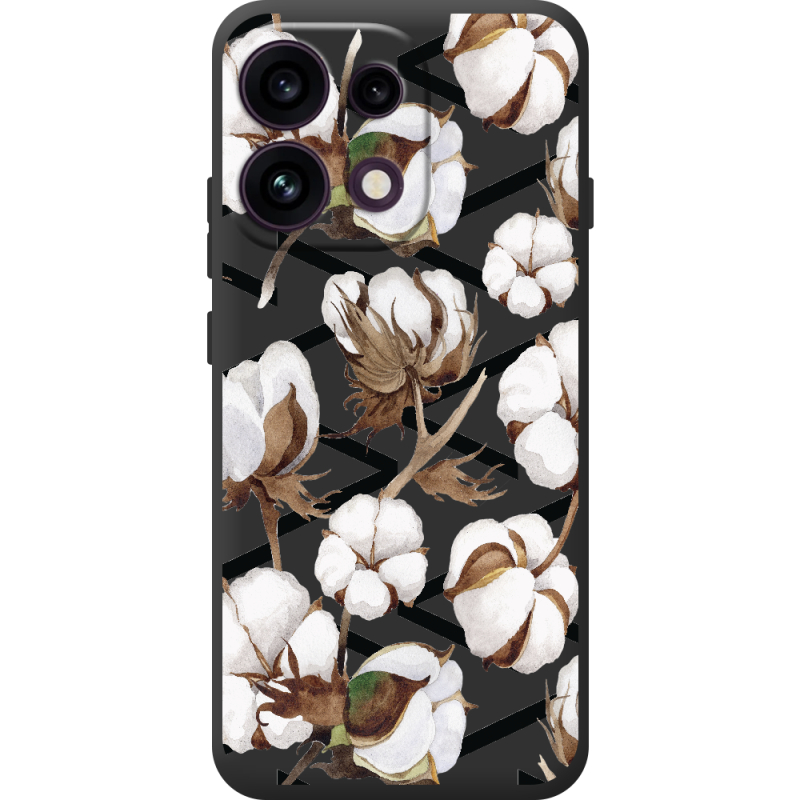 Прозорий чохол BoxFace OPPO Reno 16F Cotton flowers