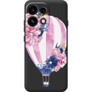 Чохол зі стразами OPPO Reno 16F Pink Air Baloon