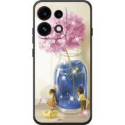 Чохол зі стразами OPPO Reno 16F Little Boy and Girl