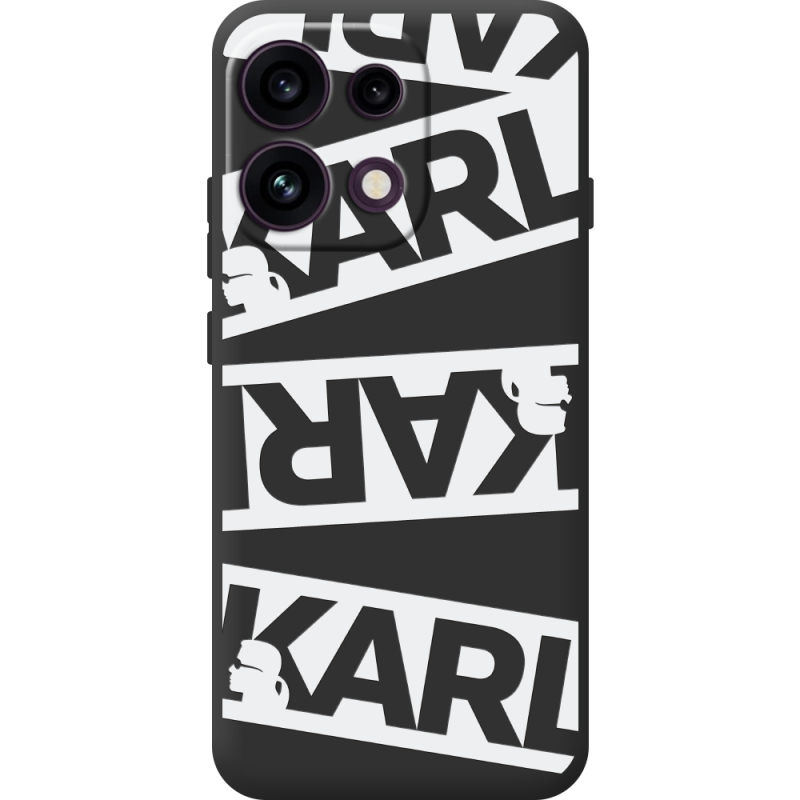 Чорний чохол BoxFace OPPO Reno 16F White Karl