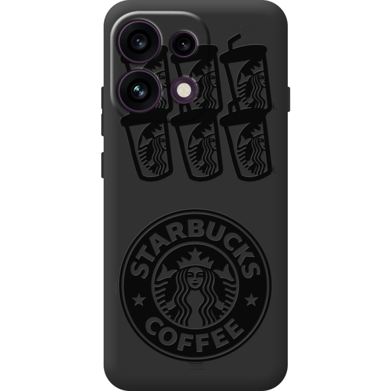 Чорний чохол BoxFace OPPO Reno 16F Black Coffee