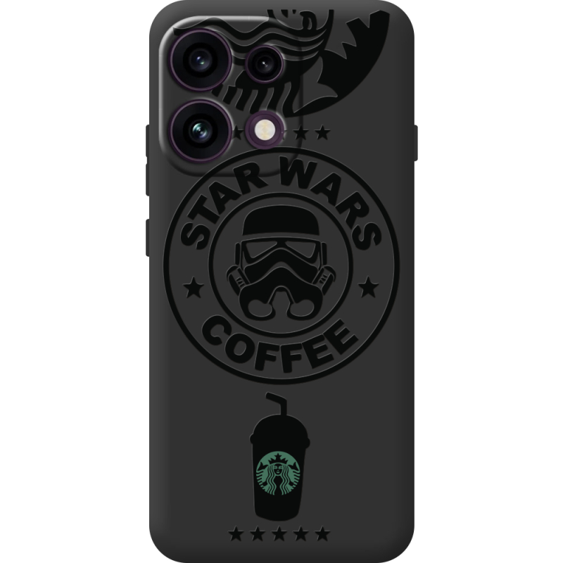 Чорний чохол BoxFace OPPO Reno 16F Dark Coffee